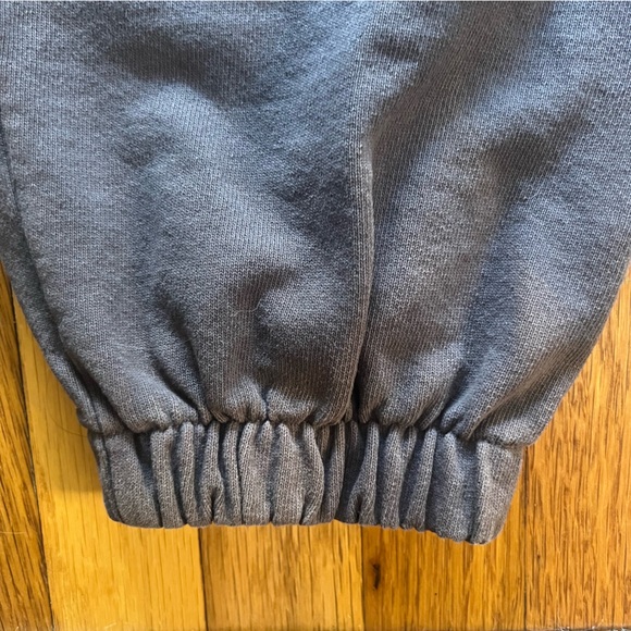 Badkiss Brown Sweatsuit Heavyweight Drop Shoulder Cropped Oversized Hoodie - Picture 9 of 9